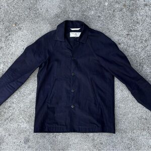 Rogue Territory - Dark Indigo Denim Peacoat Size L